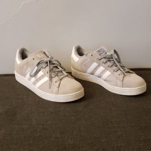 Grey Adidas Campus Sneakers